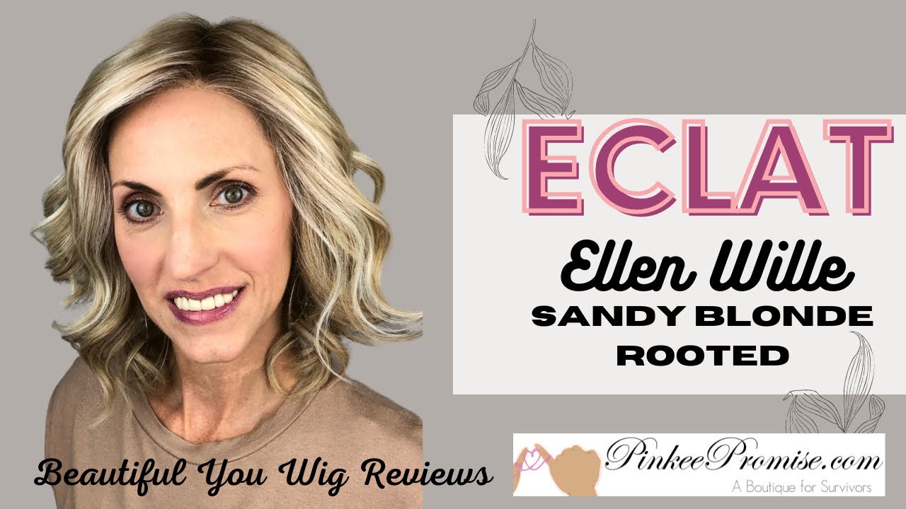 ECLAT Ellen Wille Sandy Blonde Rooted! Gorgeous style!