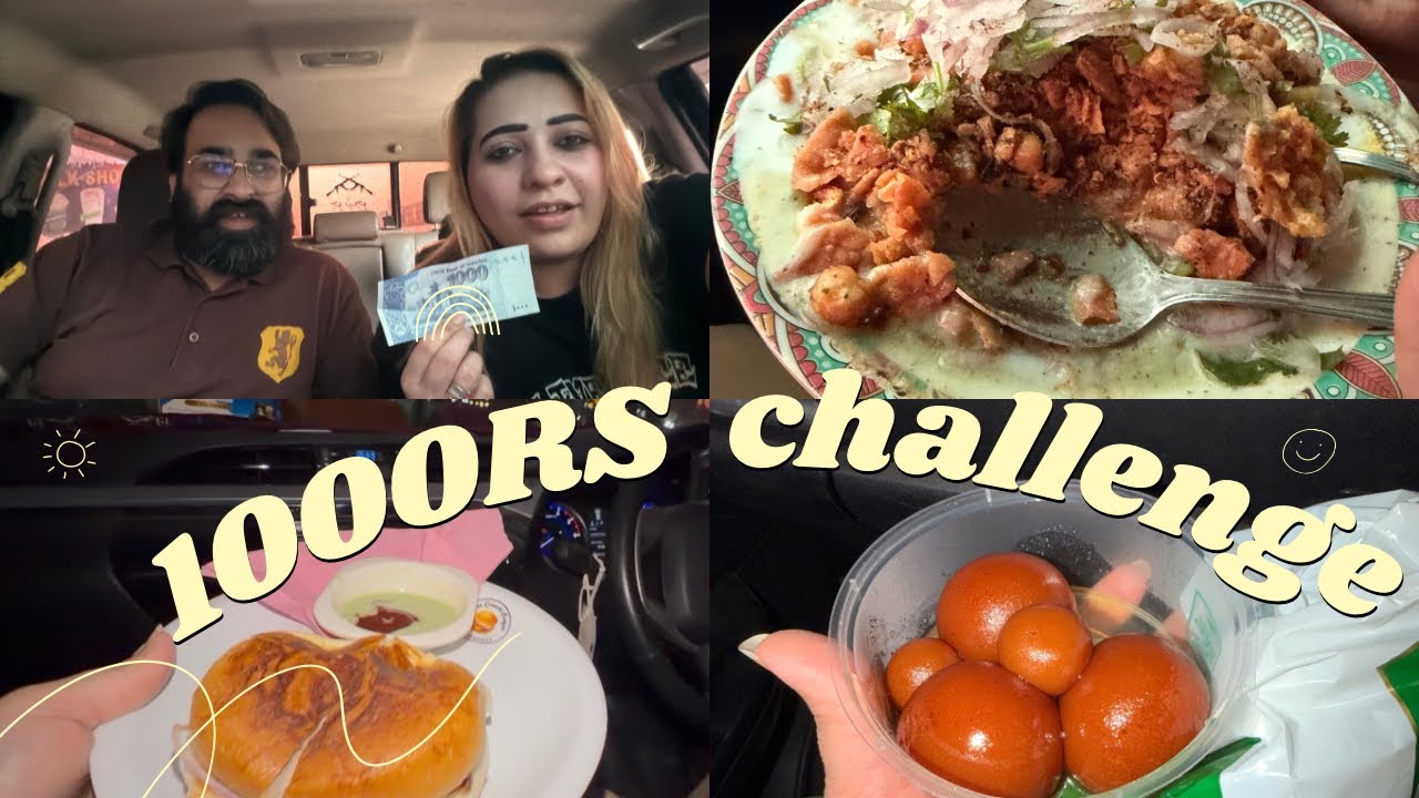 This is how we do 1000Rs challenge in street food 🥘 