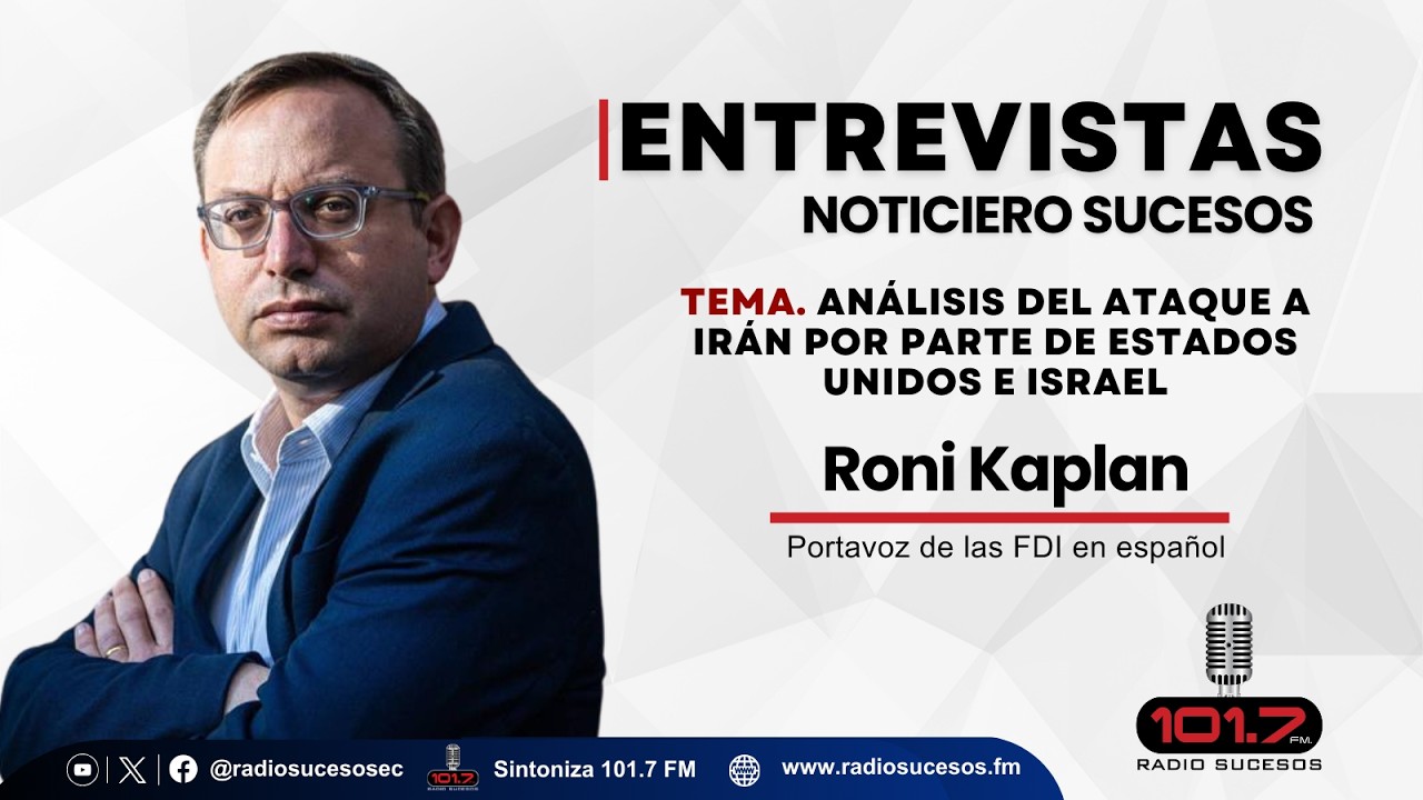 Entrevista Roni Kaplan, Portavoz de las FDI en español
