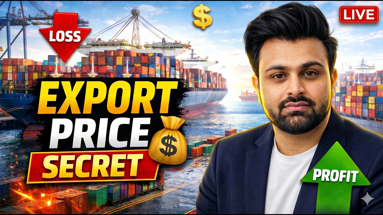 Export Pricing Strategy | FOB vs CIF | Profit Kaise Fix Kare I Export Cost Calculate Kaise Kare