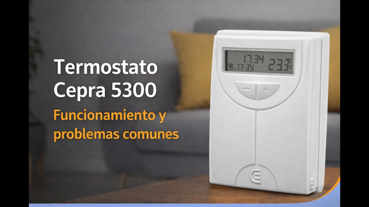 Termostato Cepra 5300 🔧 Instrucciones, configuración y funcionamiento