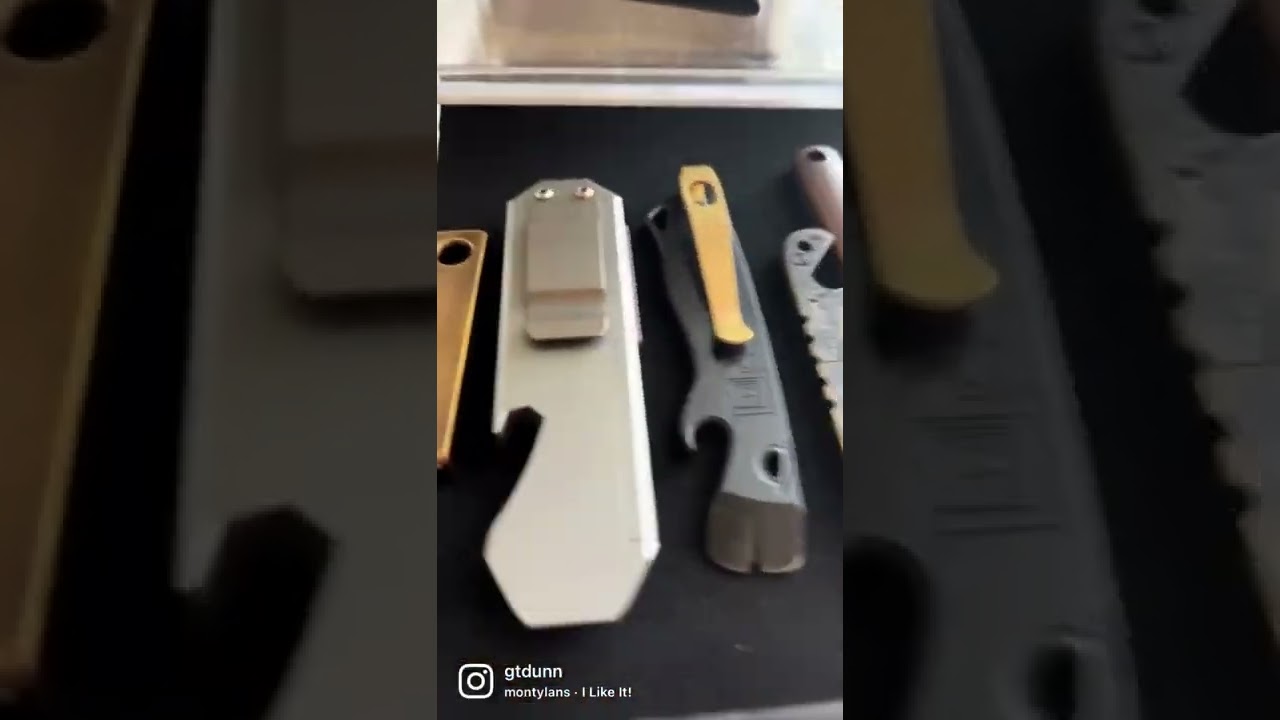 Small edc pry bar collection. Great pocket tools for everyday carry 👌🏻