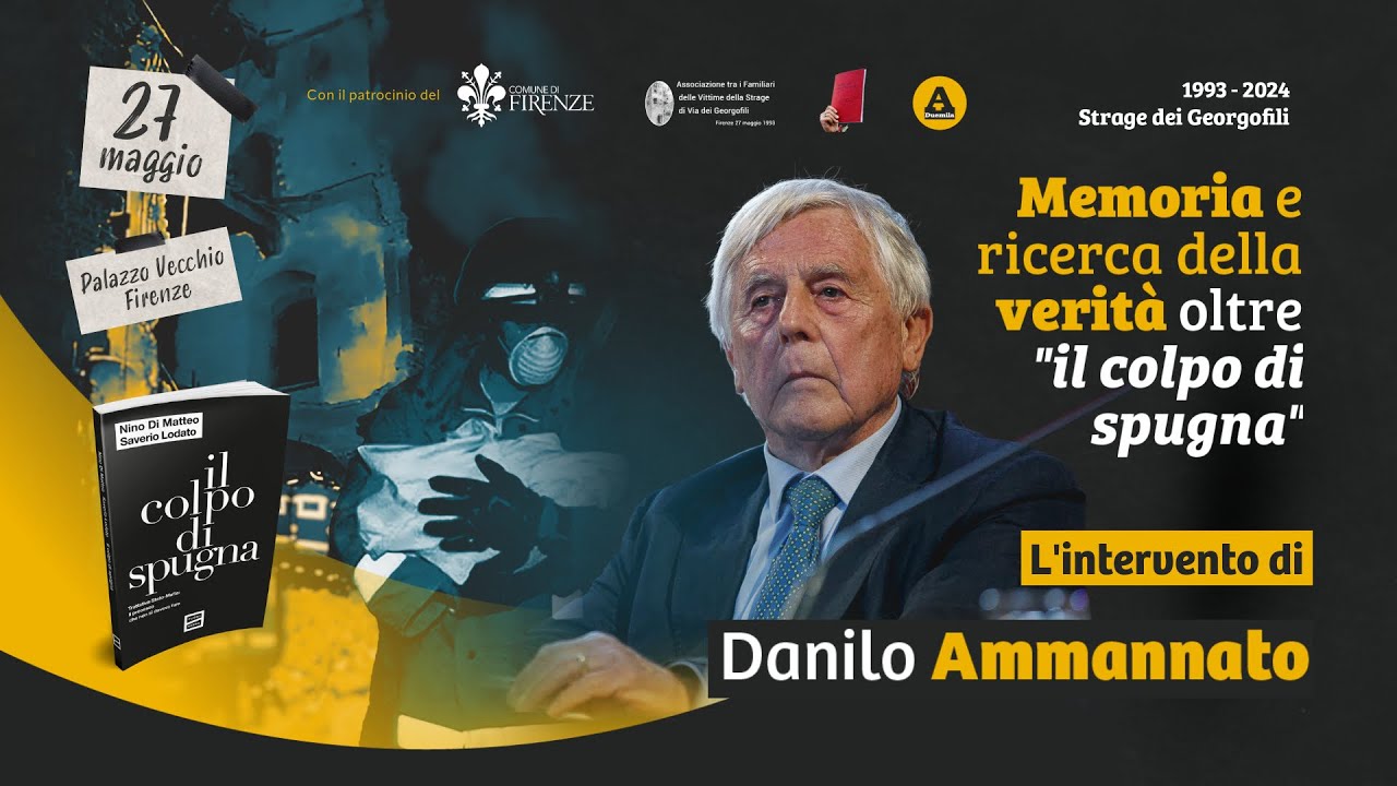 Ammannato: ''Ecco i mandanti esterni delle stragi del '93''