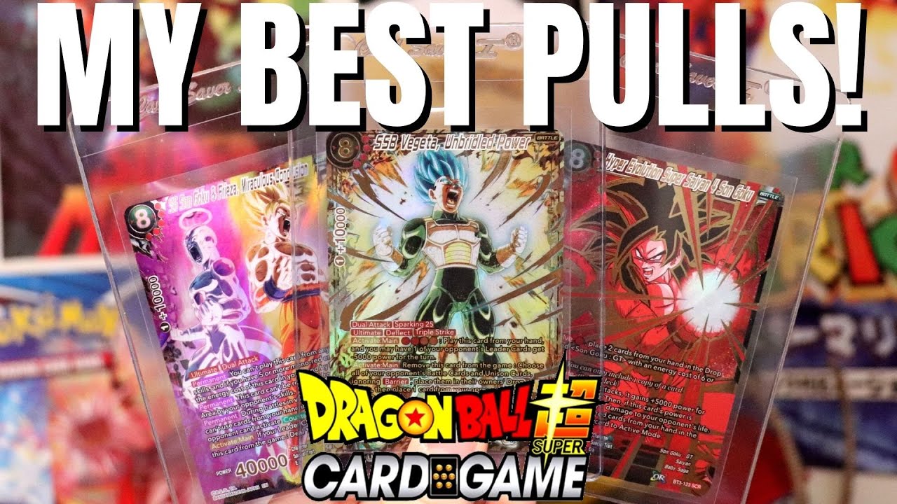 My BEST Pulls From Dragon Ball Super Card Game!