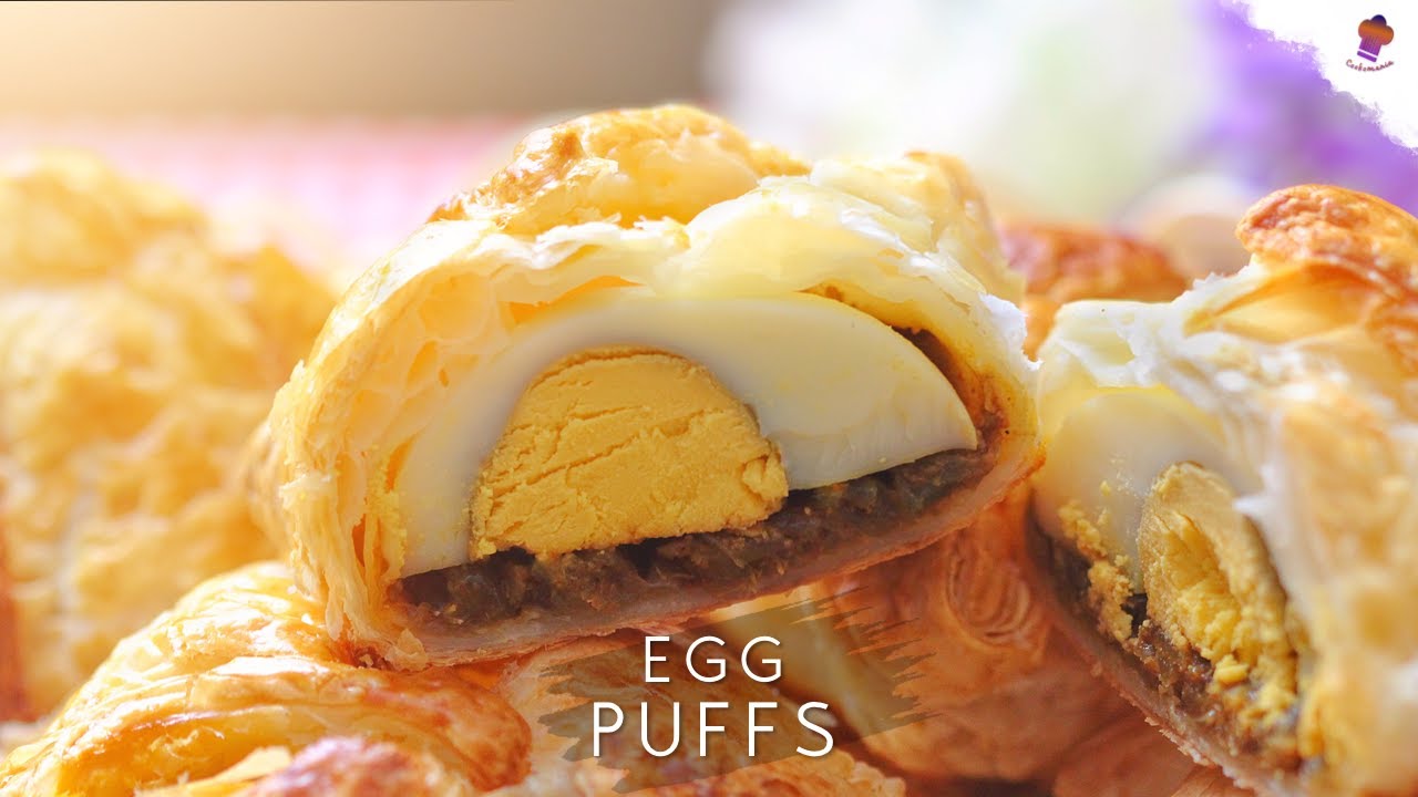 Egg Puffs | Crispy and Layered Egg Puffs | Easy Snack Recipe | Bakery Style Egg Puffs @Cookomania