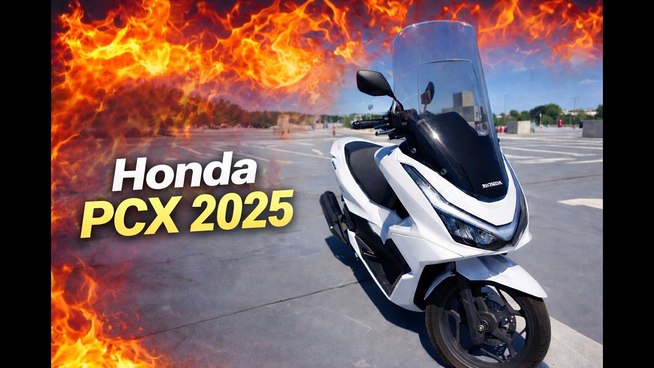 Honda PCX 2025 125 обзор, мнение для доставки 