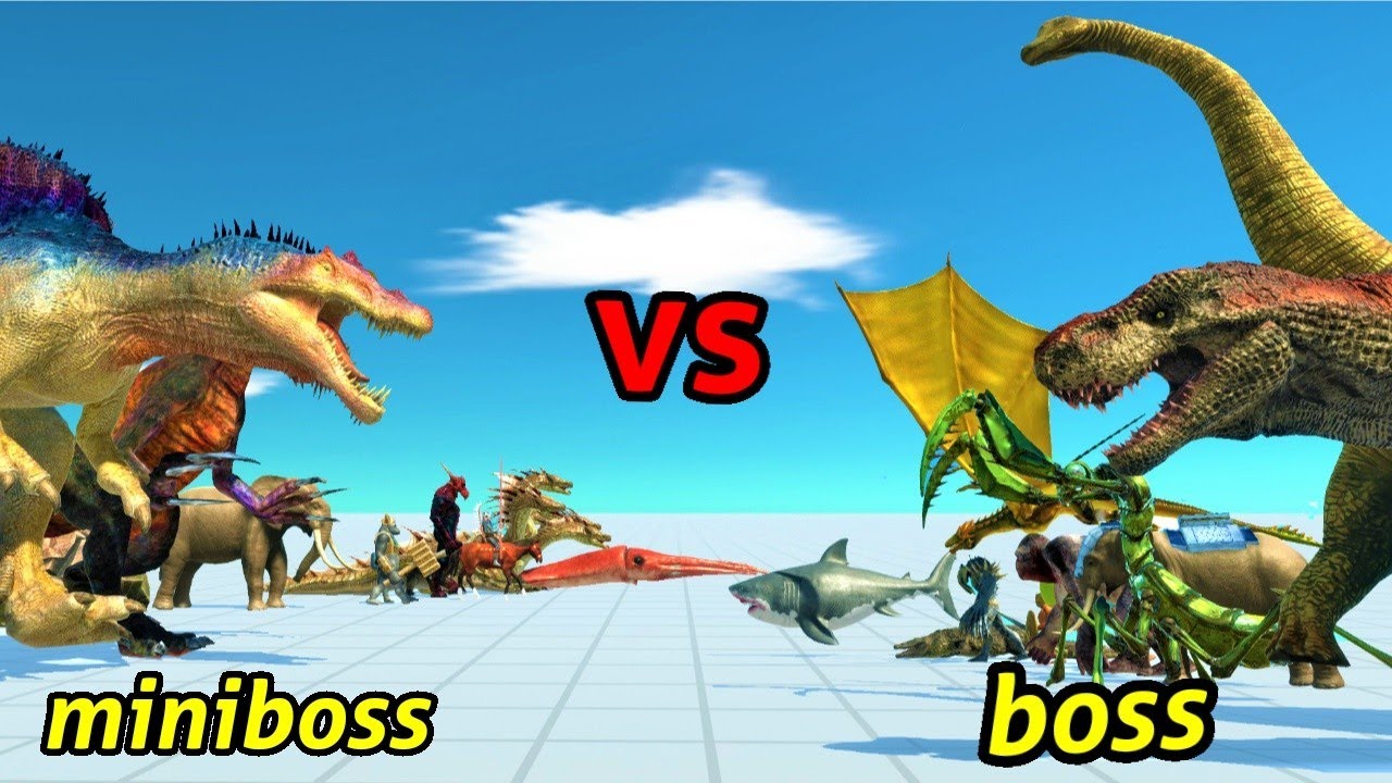 Every second boss vs their boss factions ARBS Animal Revolt Battle Simulator