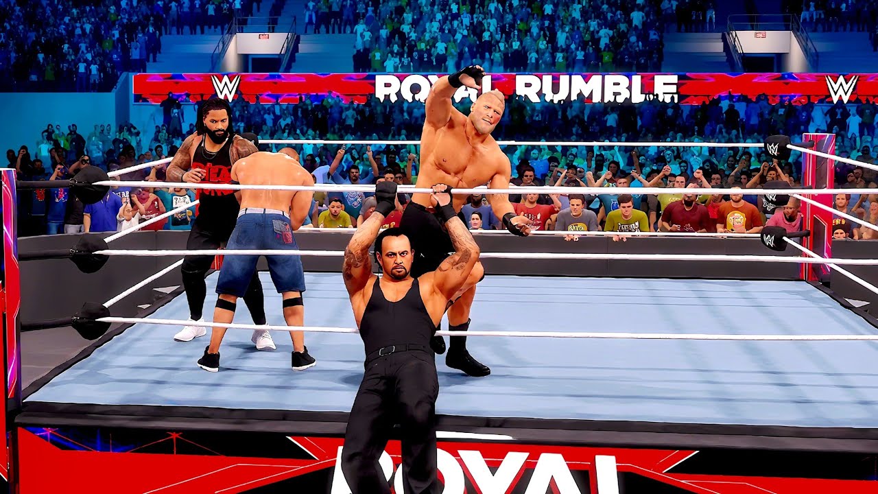 WWE Royal Rumble Match | Lesnar.Cena.Reigns.Undertaker.Orton.Edge. 40 Man | WWE 2K23 #viralvideo #yt
