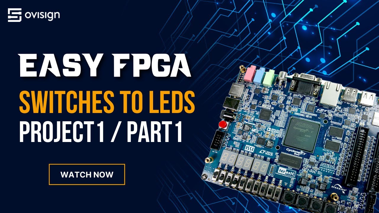 FPGA project 01 Part1 - Switches to LEDs