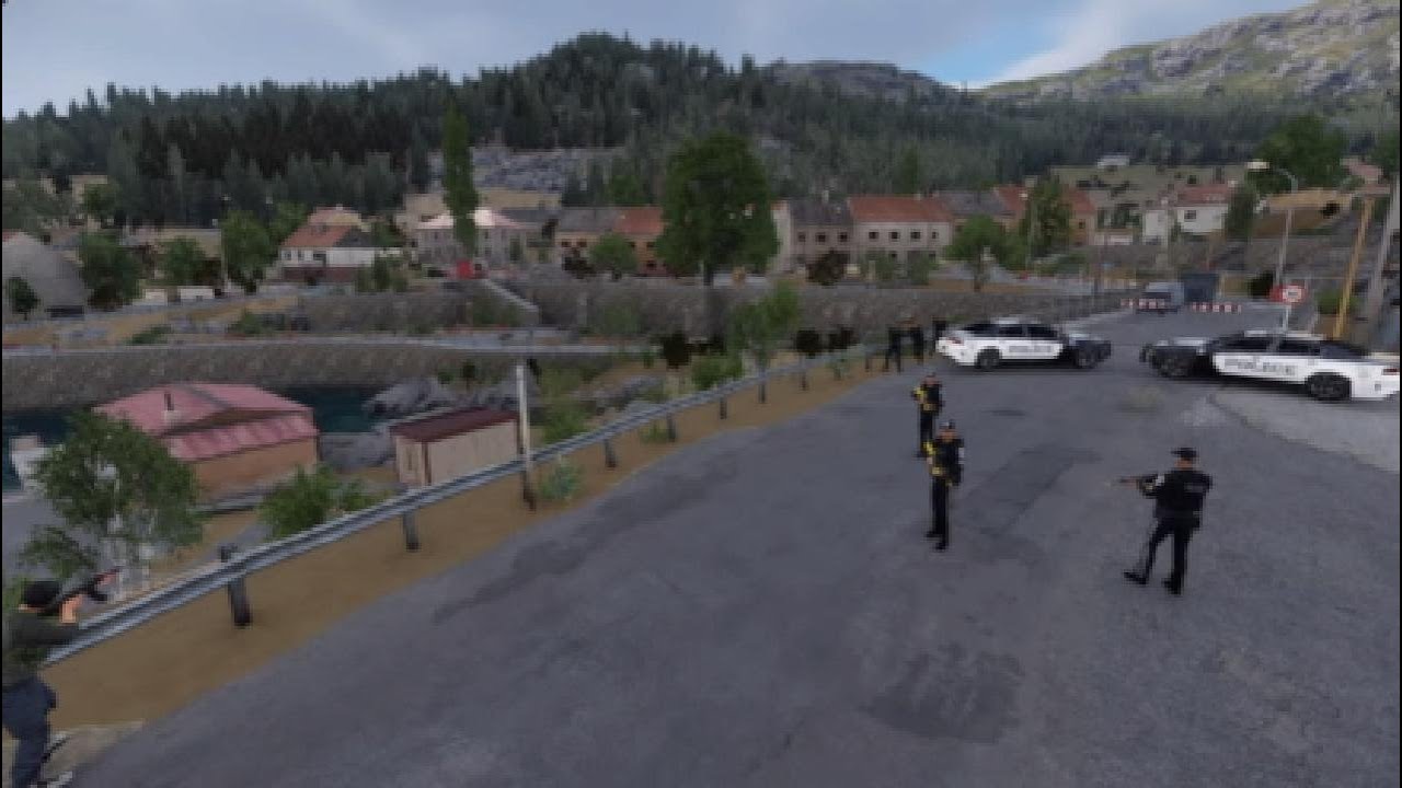 Arma Reforger cops and civilian and US Army vs Zombies