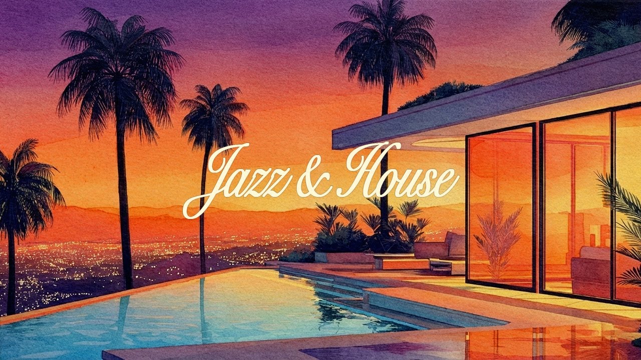 Jazz House Mix | Calabasas Penthouse Sunset — BOLDEN, BERLIOZ Set | Poolside Night Grooves