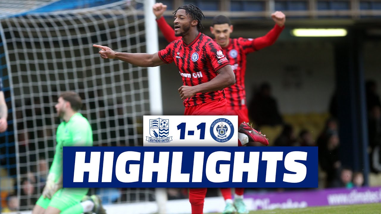 Highlights | Southend United 1-1 Dale