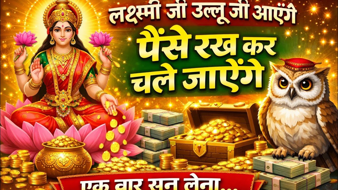 🦉💸उल्लू और लक्ष्मी जी आएंगी पैसा💰 रखकर चली जाएंगी बस एक बार 📱सुन लेना#ullumoneyattractionmantra