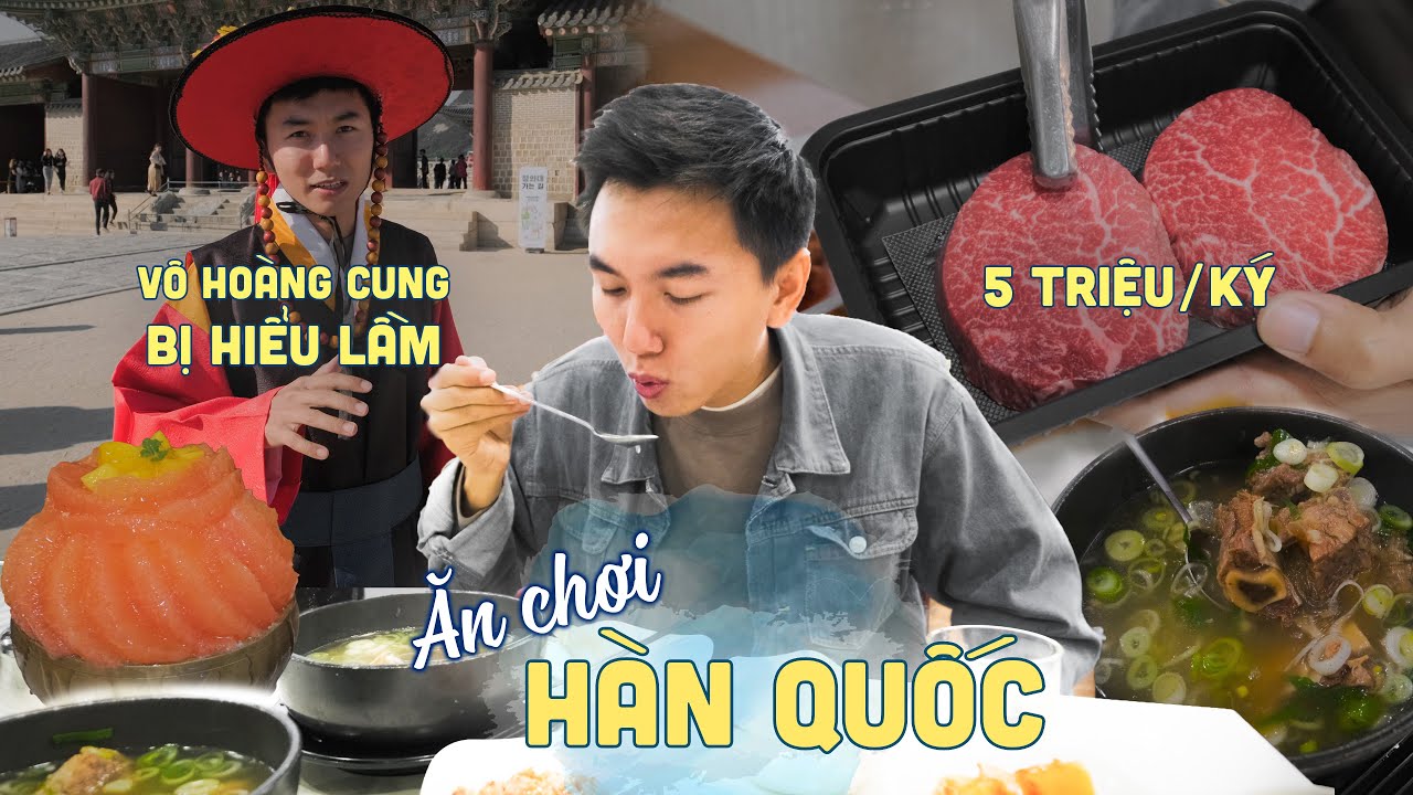 🇰🇷Trai Miền Tây đi Hàn Quốc, ăn quá xá ăn |Du lịch Hàn Quốc #2