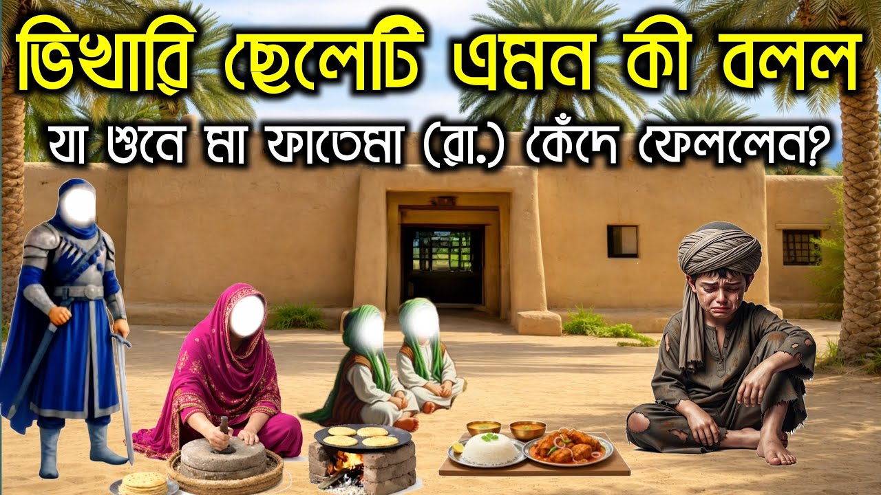 ভিখারি ছেলেটি এমন কী বলল যা শুনে মা ফাতেমা (রা.) কেঁদে ফেললেন | ইসলামিক ৩টি বিস্ময়কর সত্য ঘটনা