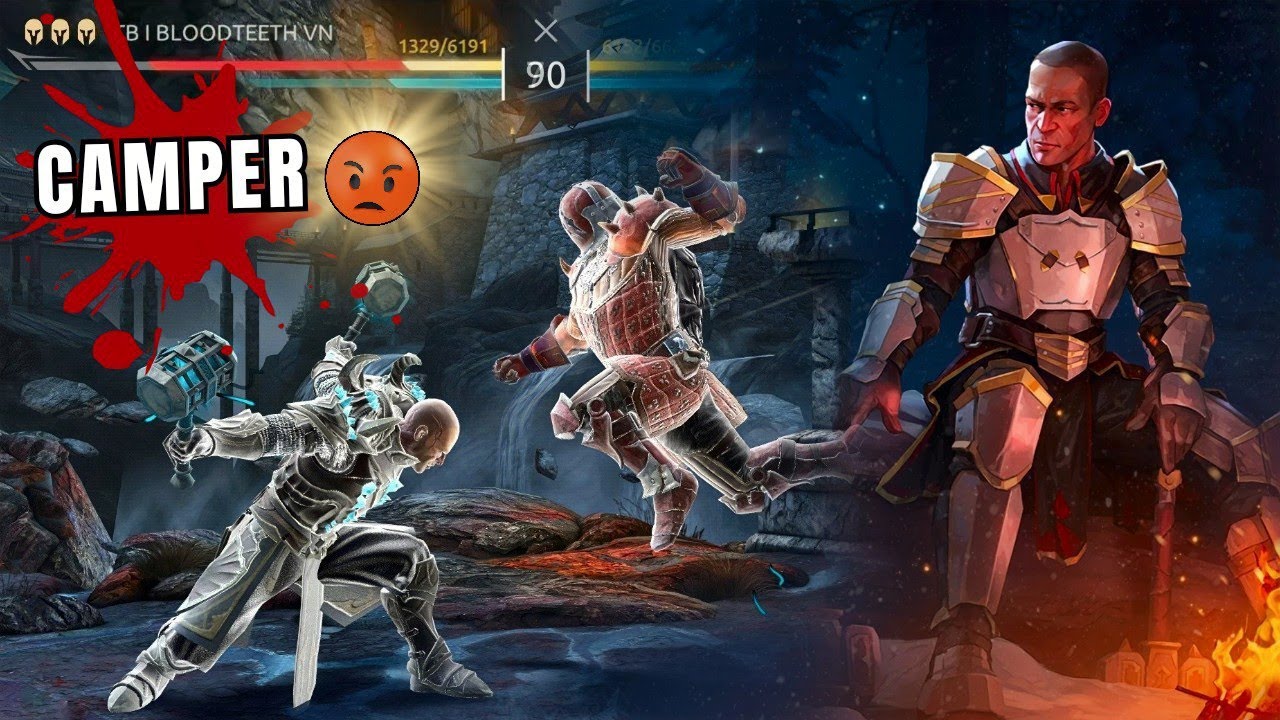 Shameless Camper Dominated By Lord SARGE ☠️ Aggressive Sarge won't STOP ! || Shadow Fight 4 Arena