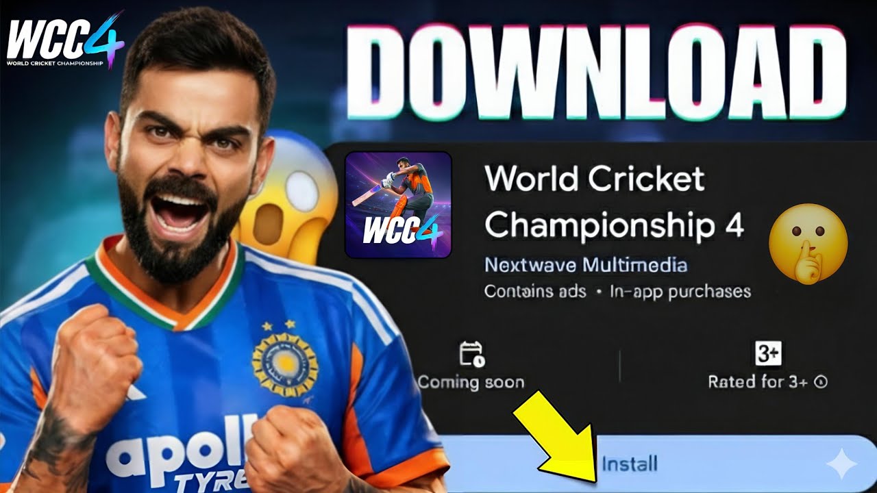 WCC4 Official Features & Release Date,Real Cricket in Danger? 🔥| WCC4 Release Date Out 📅  #trending