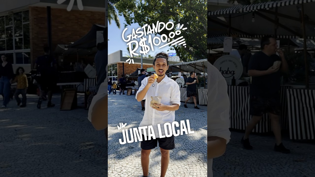 Gastando R$100,00 na Junta Local! #juntalocal #oquecomer #foodtour