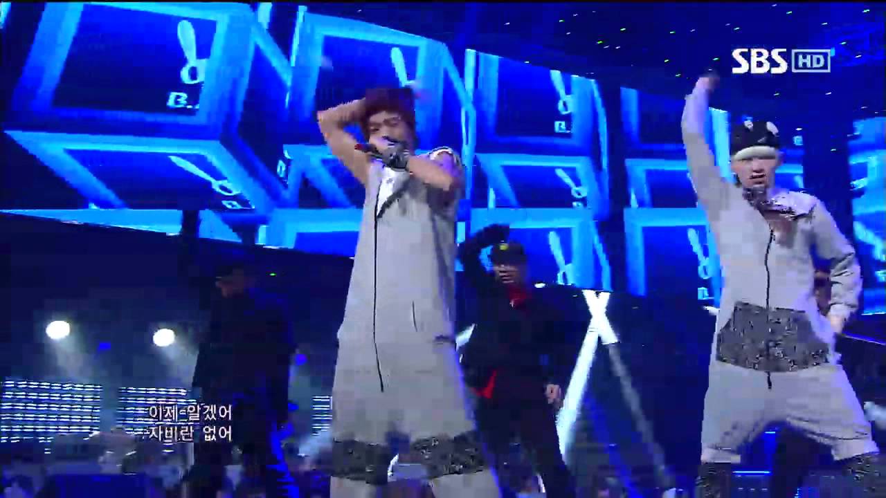 B.A.P [No Mercy] @SBS Inkigayo Популярная песня 20120805