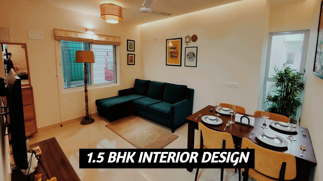 1.5 BHK Interior Design - Compact Apartment | BREN NORTHERNLIGHTS