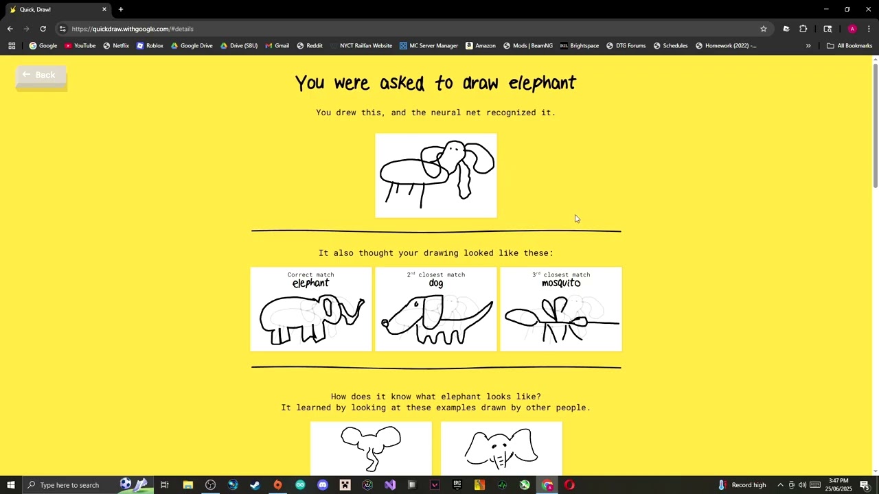 Springboards and Paintbrushes Galore - Google Quick Draw #5
