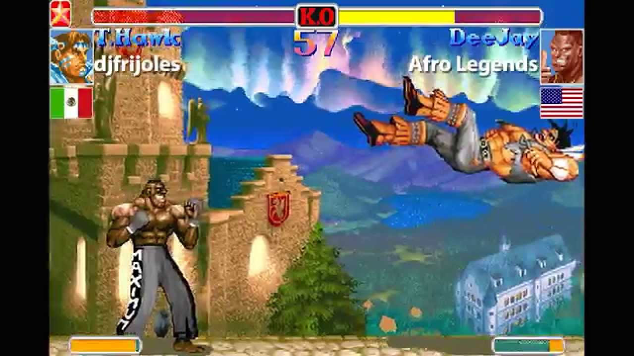 SSF2T GGPO Casuals - djfrijoles (Zangief, Ken, T.Hawk) vs. Afro Legends (DeeJay)