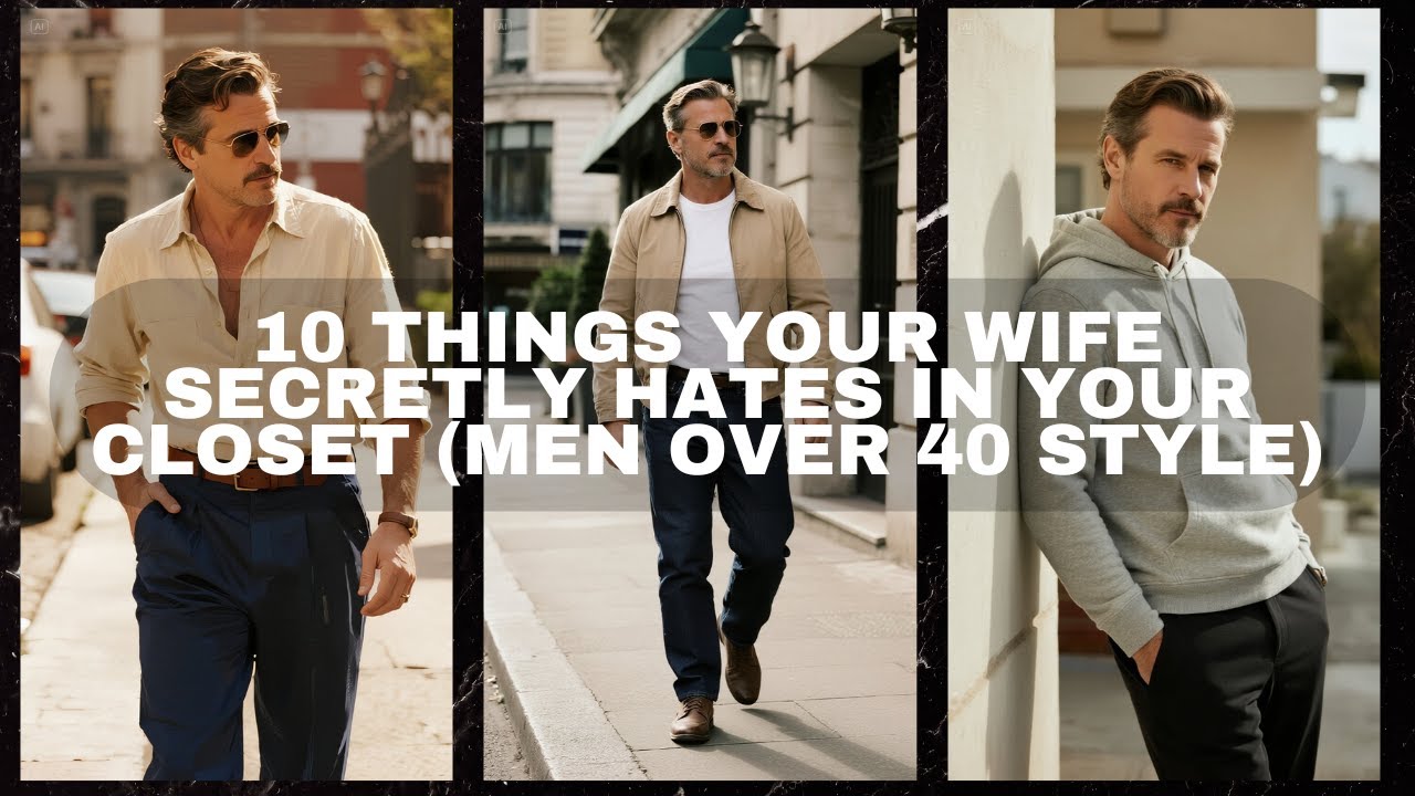 10 Things Your Wife Secretly Hates in Your Closet (Men Over 40 Style)