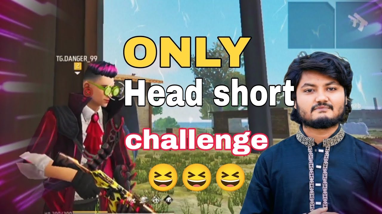Only Head Short🤣🤣🤣 TG DANGER99 Free fire gime paly 😆😆