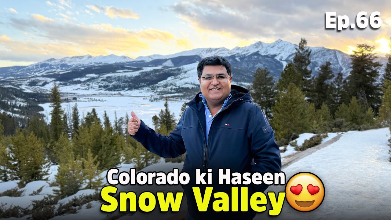 Colorado ki haseen Snow Valleys 😍 Loveland Pass to Breckenridge | Exploring America Ep.66