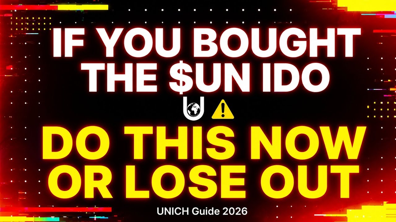 $UN IDO Buyers: Do This Now on UNICH or Lose Out (2026 Update))