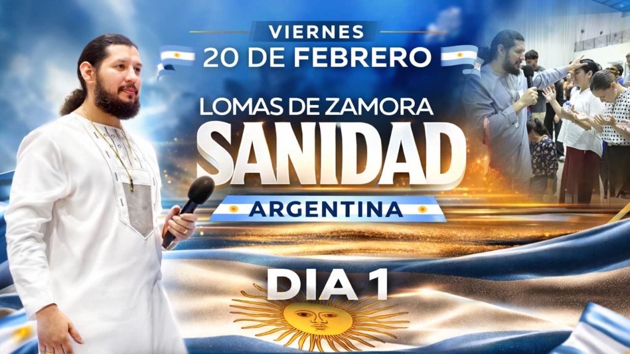 CRUZADA APOSTOLICA EN LOMAS DE ZAMORA - ARGENTINA DIA 1