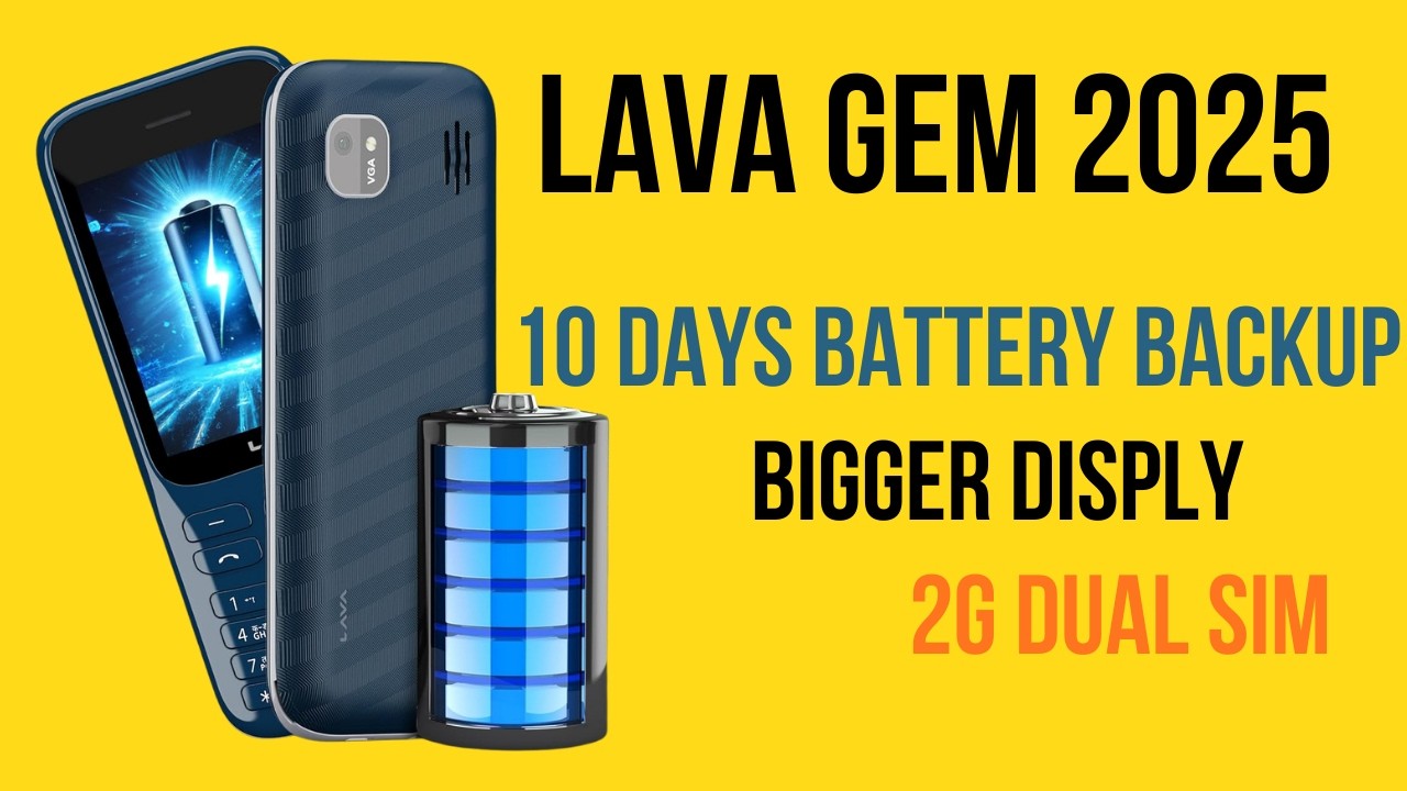 Lava Gem 2025 Keypad Phone Unboxing | 10days Battery Backup Phone Under ₹2000