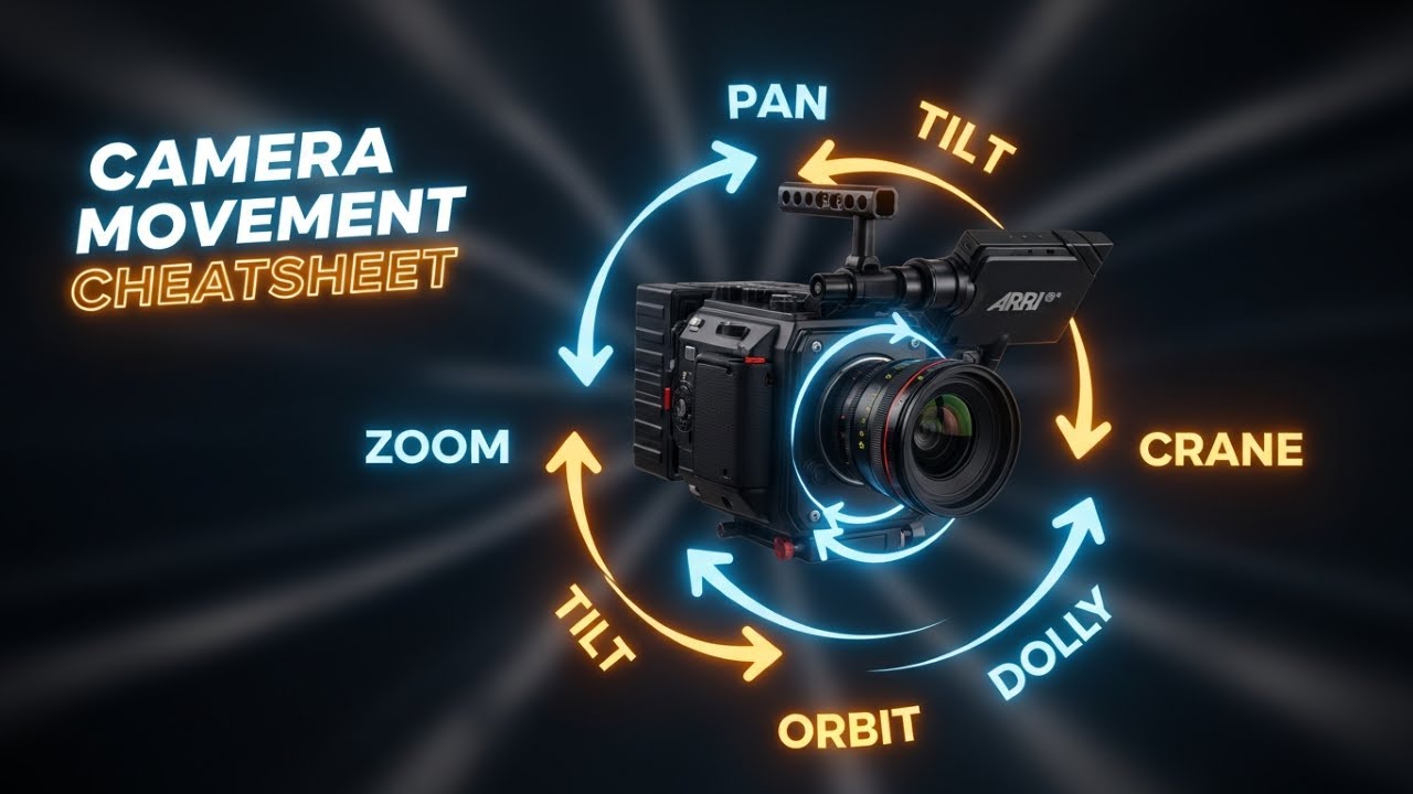 Camera Movement Cheat sheet for AI Video Generation | Grok #ai #aianimation #aivideocreation