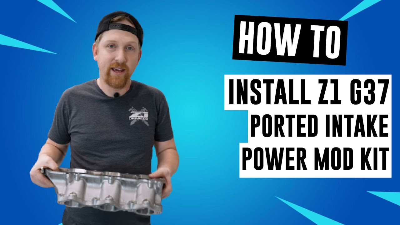 How To Install a Z1 G37 Ported Intake Power Mod Kit