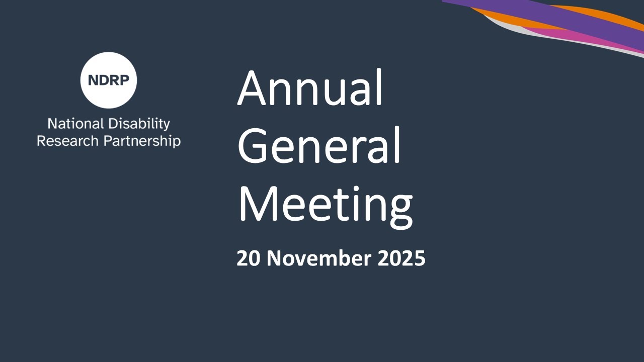 NDRP Annual General Meeting 2025 – Full Recording