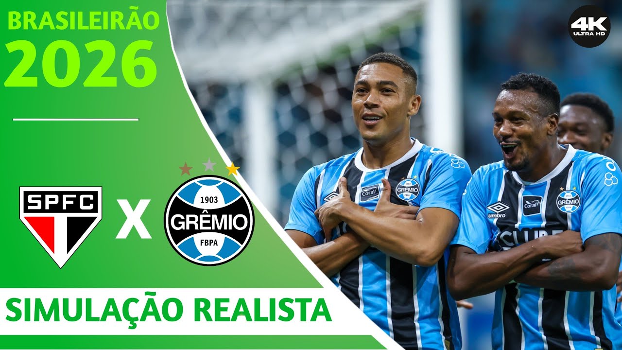 SÃO PAULO X GRÊMIO | 3⁰ RODADA | BRASILEIRÃO 2026 | GOGOSZ PATCH 4K60FPS. | PES 2026