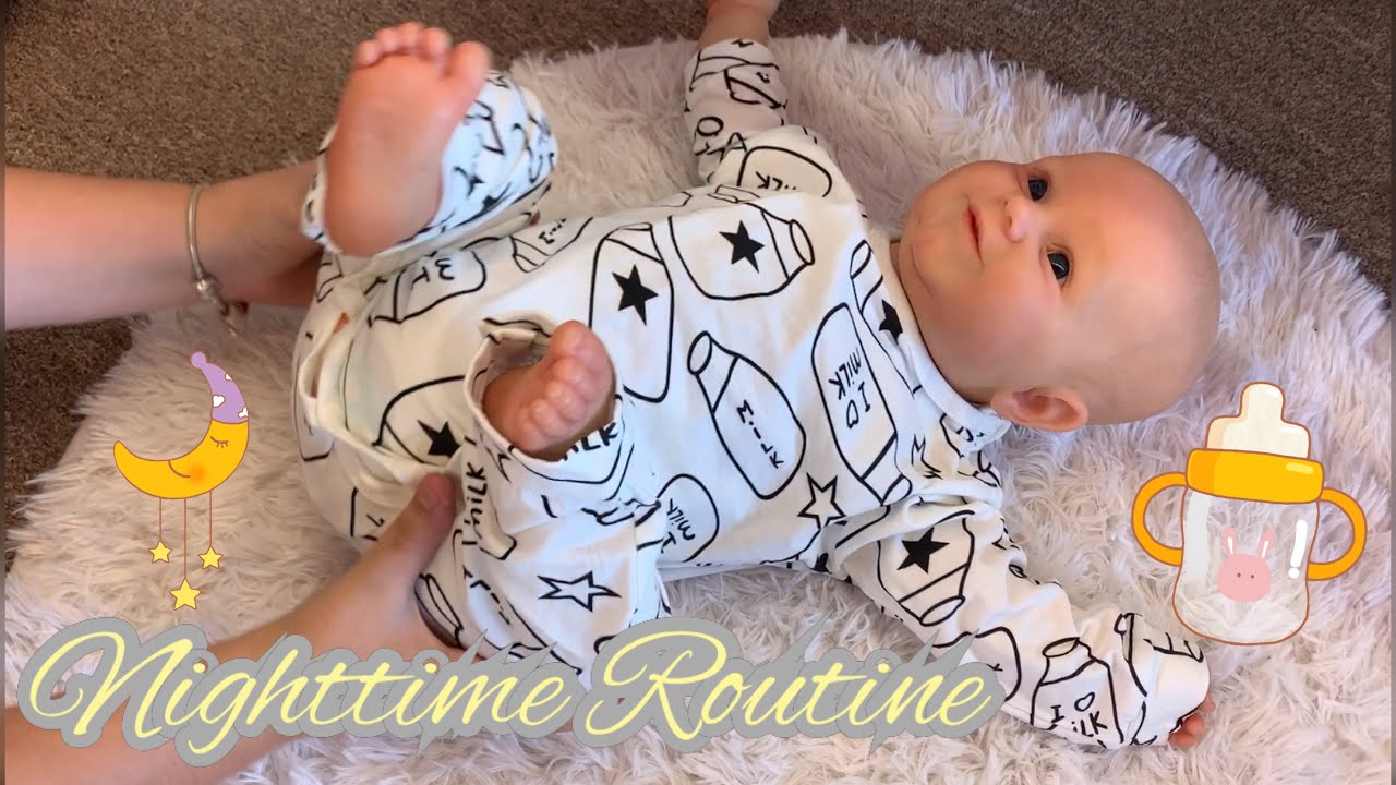 Maddie night routine getting her ready for bed reborn role play