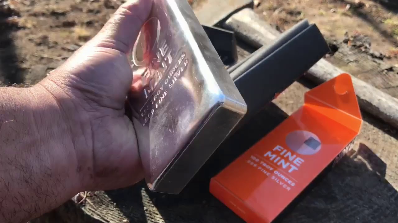 9 Fine Mint 100 oz Bar - Happy Easter!