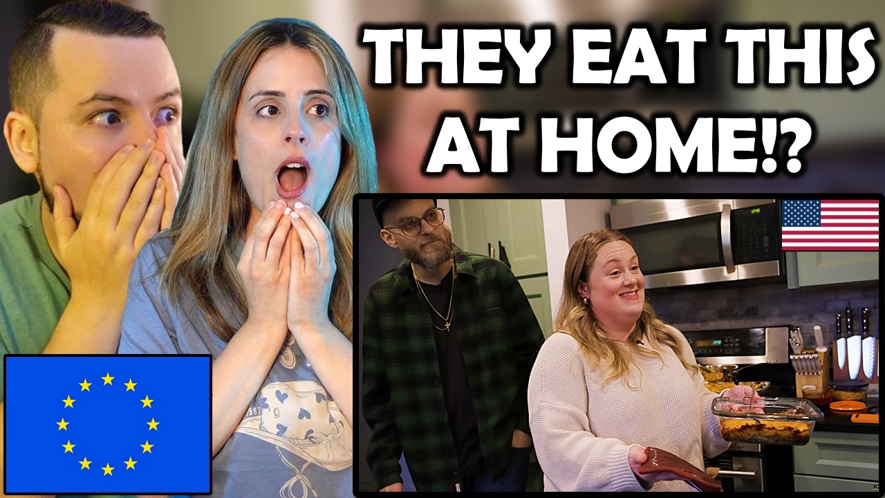 Europeans Try American Home Cooked Comfort Food!