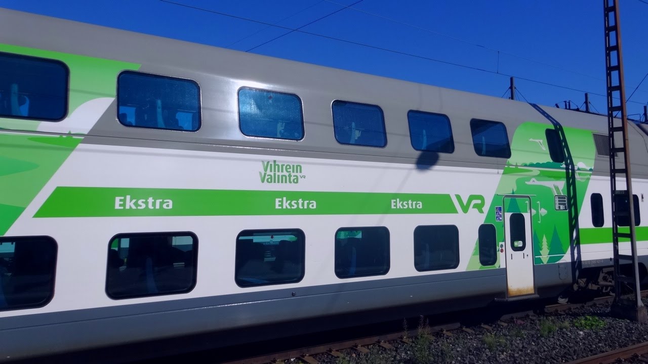 InterCity Train Helsinki - Turku, a beautiful Finnish summer journey