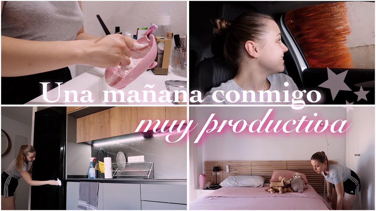 VLOG | Una mañana productiva 🚗🧹 limpiar casa, coche y organizar armarios