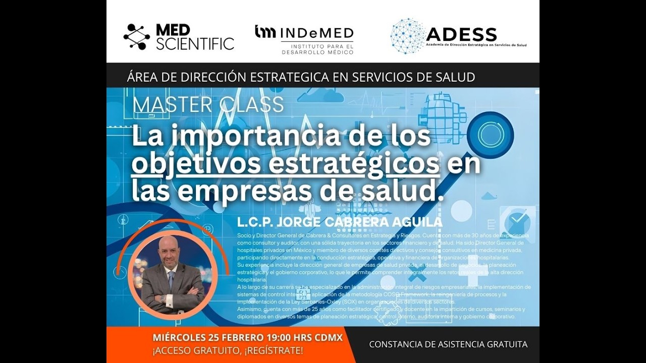 La importancia de los objetivos estratégicos en las empresas de salud.
