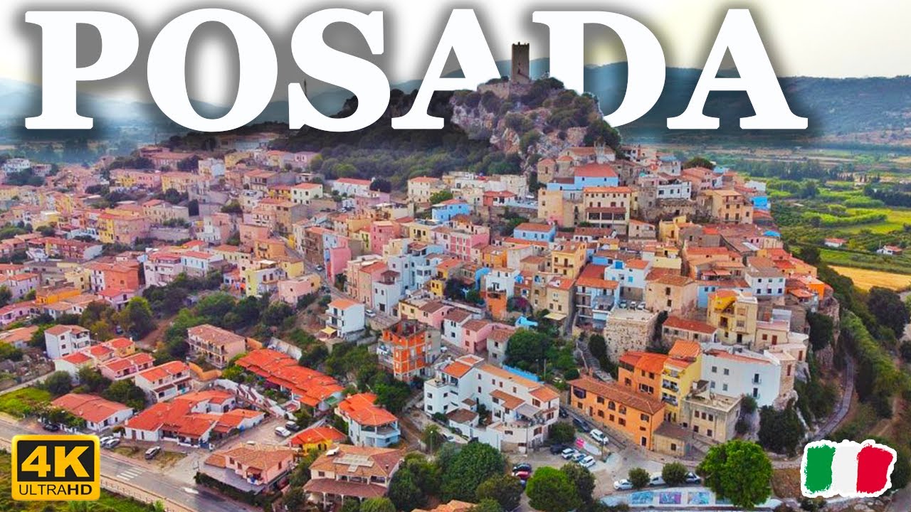 Posada, Italy🇮🇹 | Explore The Medieval Castle of Posada Town |  Italy 4k Walking Tour 2023