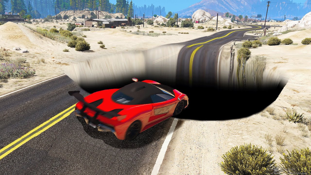 Cars vs Potholes.. GTA 5