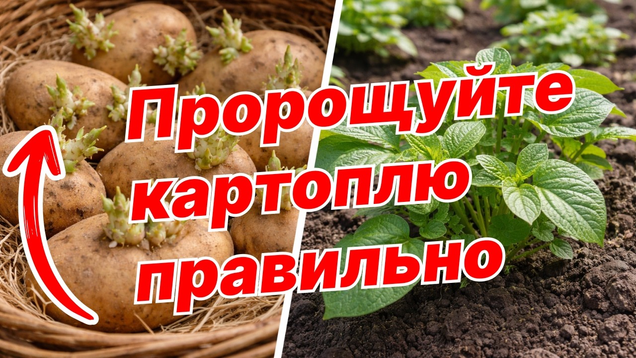 Правильне пророщування картоплі - запорука великого врожаю.