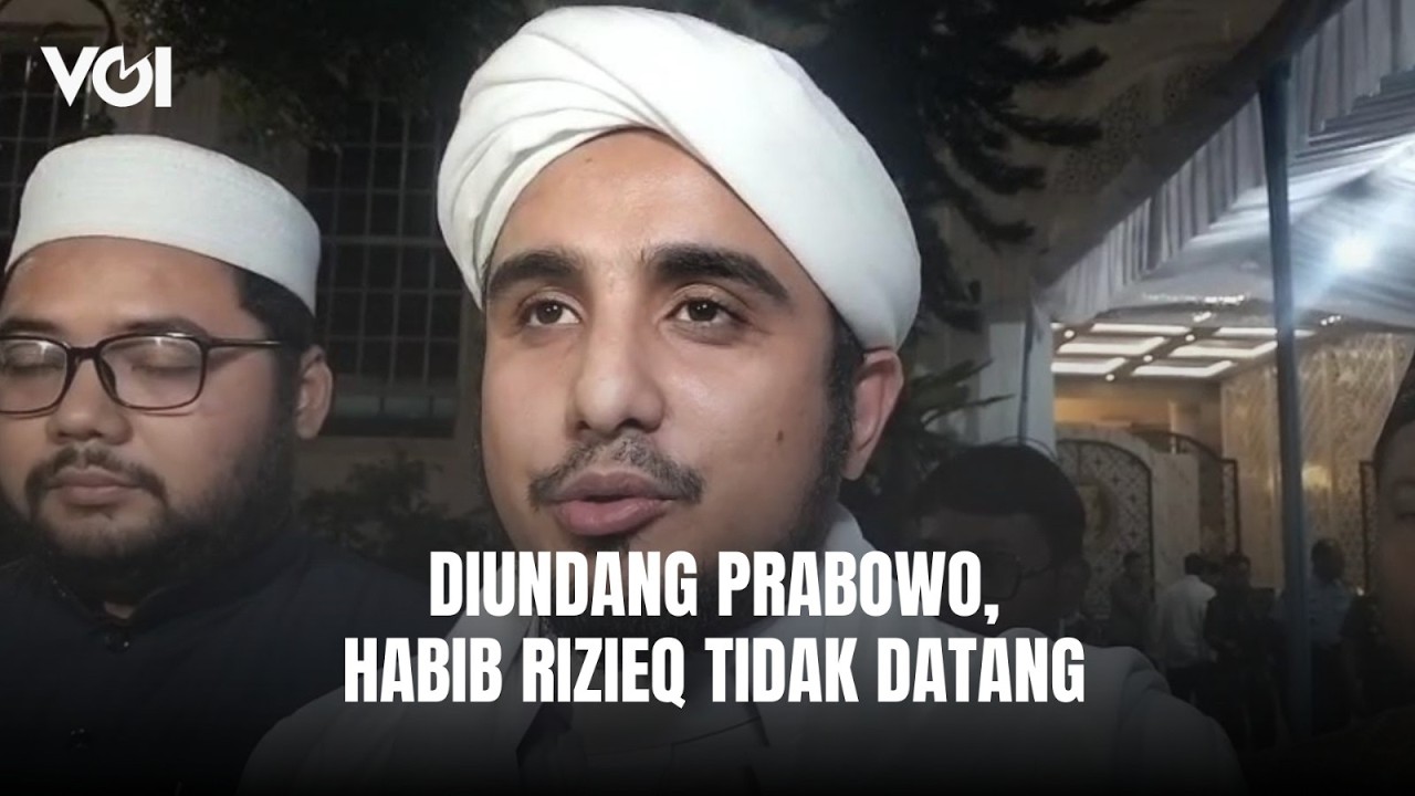 Habib Rizieq Tak Bisa Hadir di Istana, FPI Titip Surat Tak Percaya Amerika dan Israel