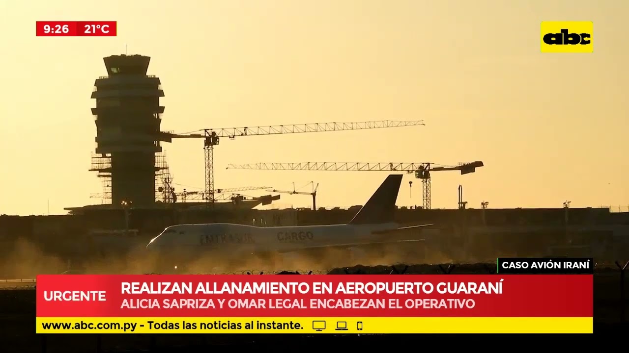 Realizan allanamiento en el aeropuerto Guaraní