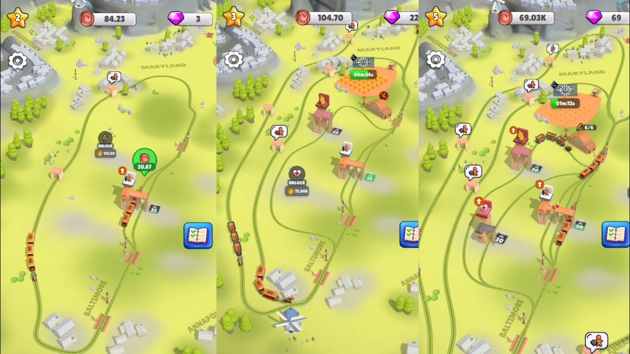 Rail Master Tycoon Idle Train 🚂 Full Gameplay Walkthrough | Android & iOS Idle Game Part 2