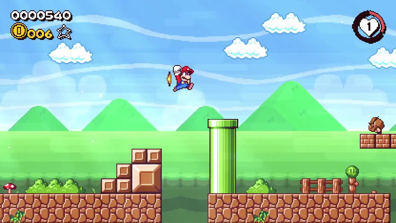 Super Mario Flashback - 2D Mario Platforming with Gorgeous Pixel Art Animation!