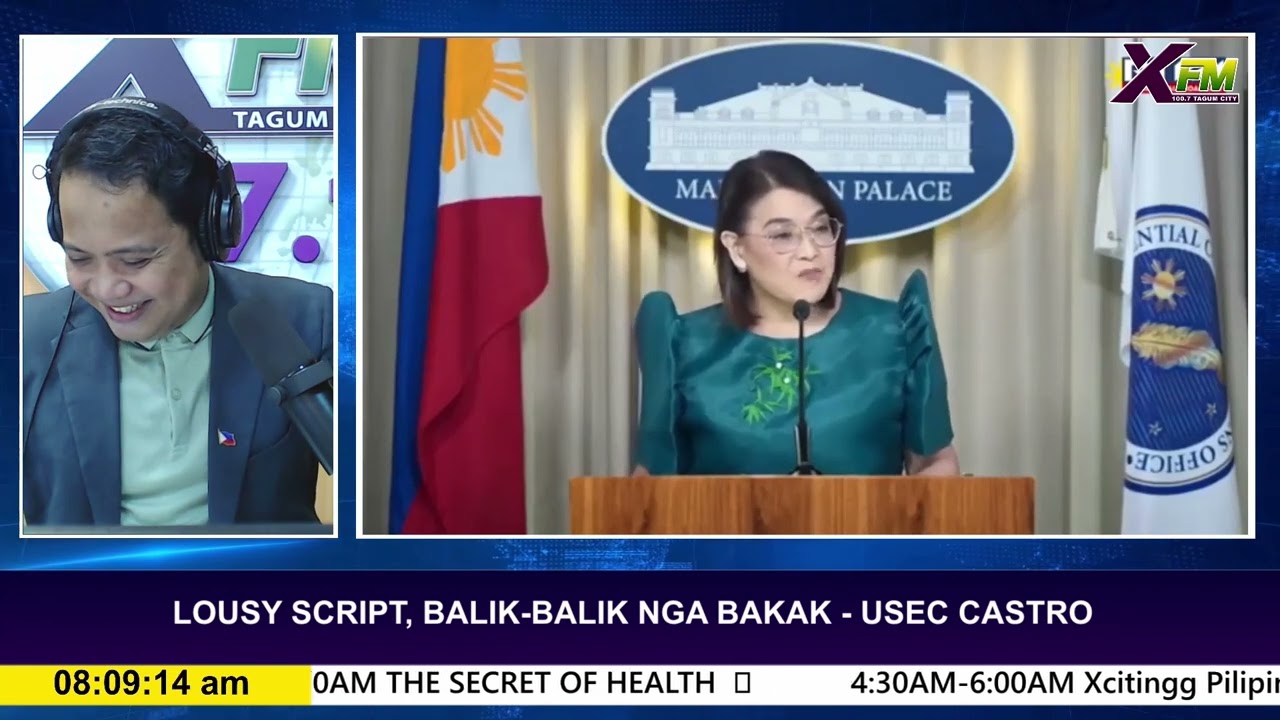 LOUSY SCRIPT, BALIK-BALIK NGA BAKAK - USEC CASTRO